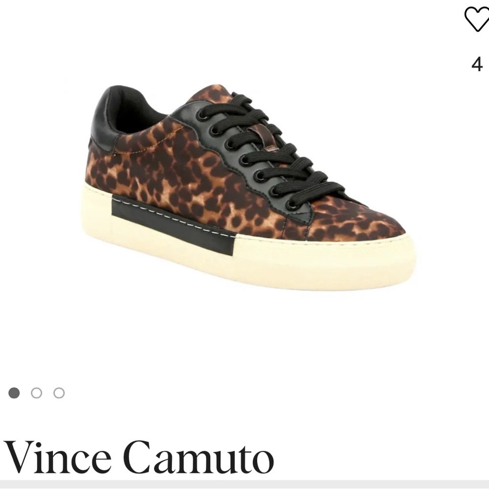 Vince Camuto Women's Sneakers in Leopard and Black